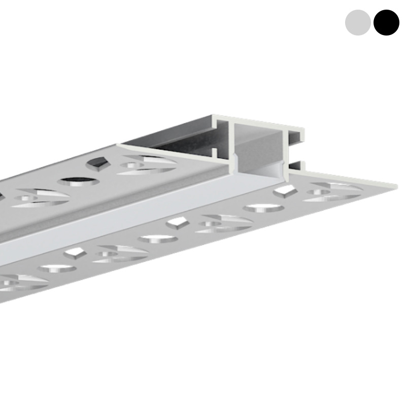 Plaster-In Trimless LED Channel For 10mm Rope Lights